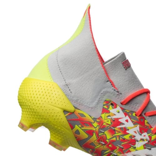 adidas Predator Freak .1 FG Numbers Up - Cool Grey/Footwear White/Solar Yellow