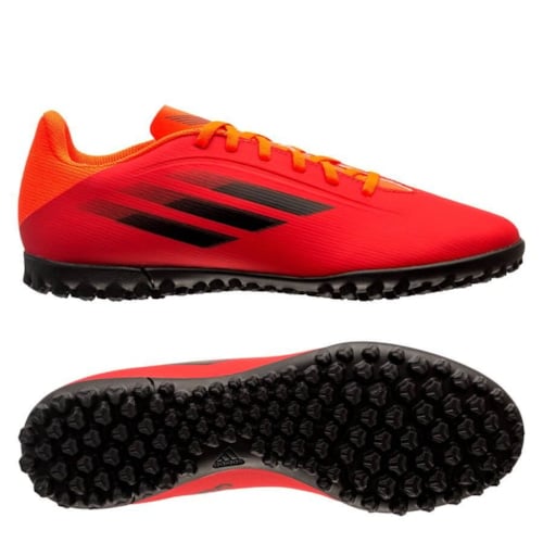 adidas X Speedflow .4 TF Meteorite - Red/Core Black/Solar Red