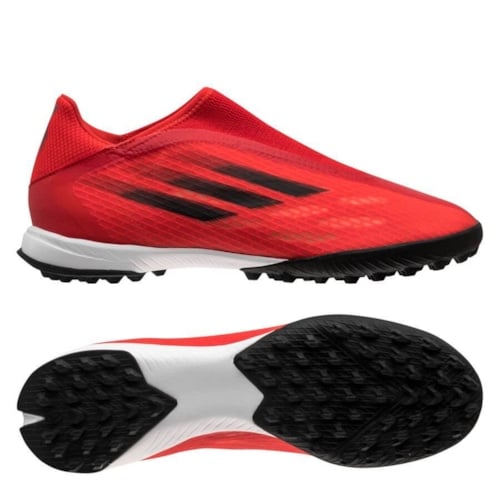 adidas X Speedflow .3 Laceless TF Meteorite - Red/Core Black/Solar Red