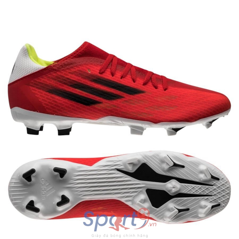 adidas X Speedflow .3 FG Meteorite - Red/Core Black/Solar Red