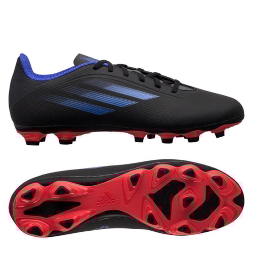 adidas X Speedflow .4 FG Escapelight - Core Black/Sonic Ink/Solar Yellow