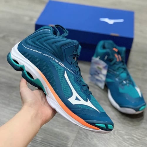 MIZUNO WAVE LIGHTNING Z6 MID NEW XANH TRẮNG ĐỎ