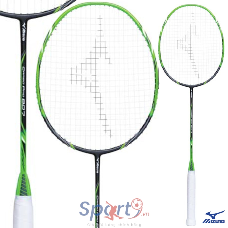 MIZUNO VỢT CẦU LÔNG MIZUNO CARBO PRO 807 XANH LÁ ĐEN