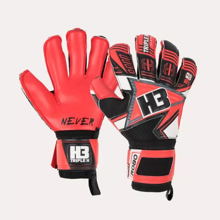 Găng tay thủ môn H3 Robo21 - Màu đỏ đen