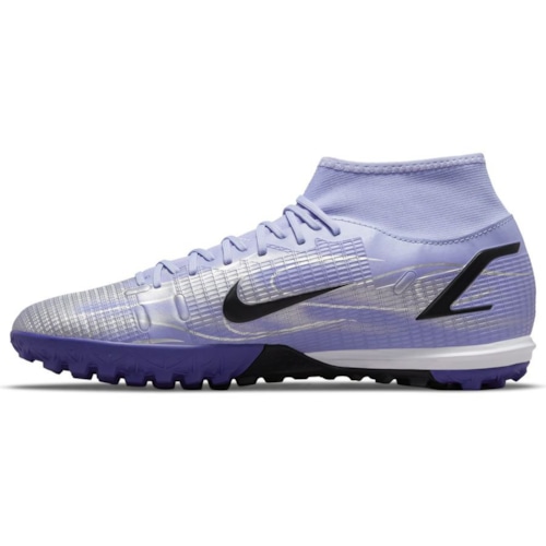 Nike Mercurial Superfly 8 Academy TF KM Flames - Tím/Đỏ - DB2868-506