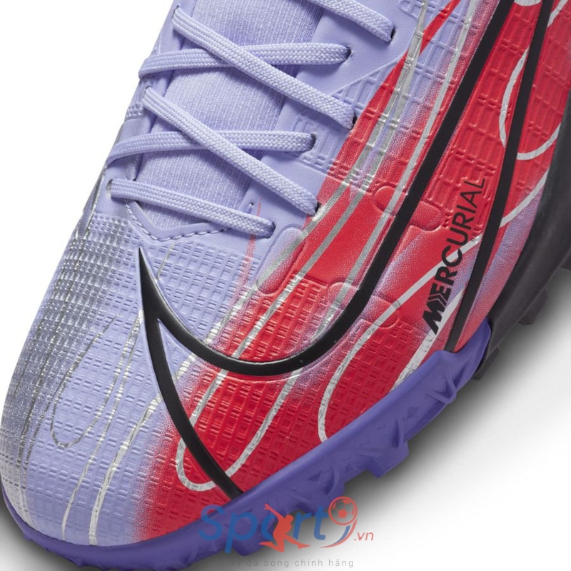 Nike Mercurial Superfly 8 Academy TF KM Flames - Tím/Đỏ - DB2868-506