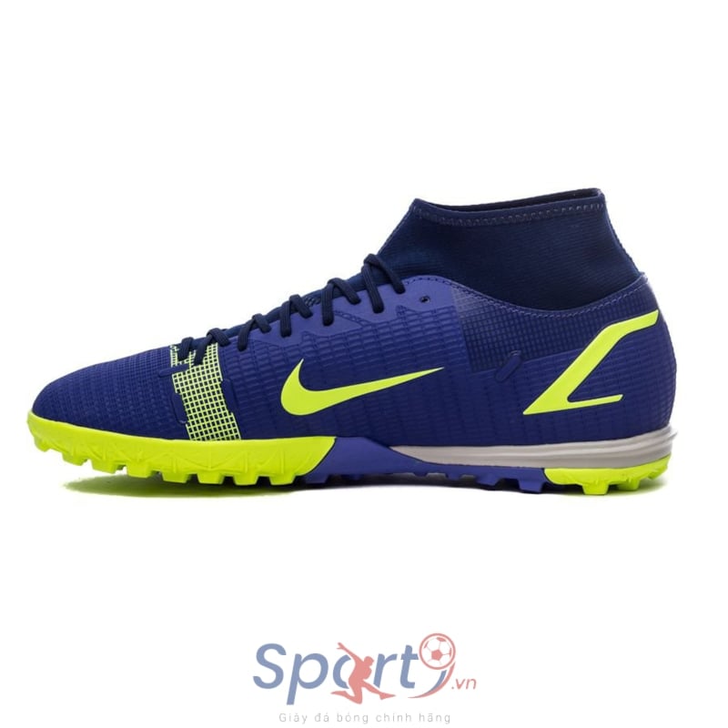 Nike Mercurial Superfly 8 Academy TF Football Recharge - Tím/Xanh Dạ Quang - CV0953-474