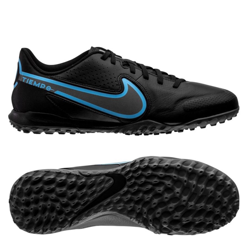 Nike Tiempo Legend 9 Academy TF Renew - Đen/Xanh - DA1191-004