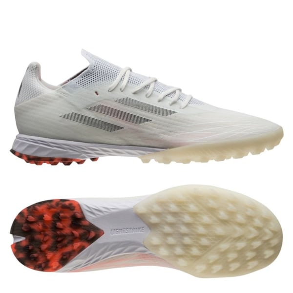 adidas X Speedflow .1 TF WhiteSpark - Trắng/Bạc/Đỏ - FY3281