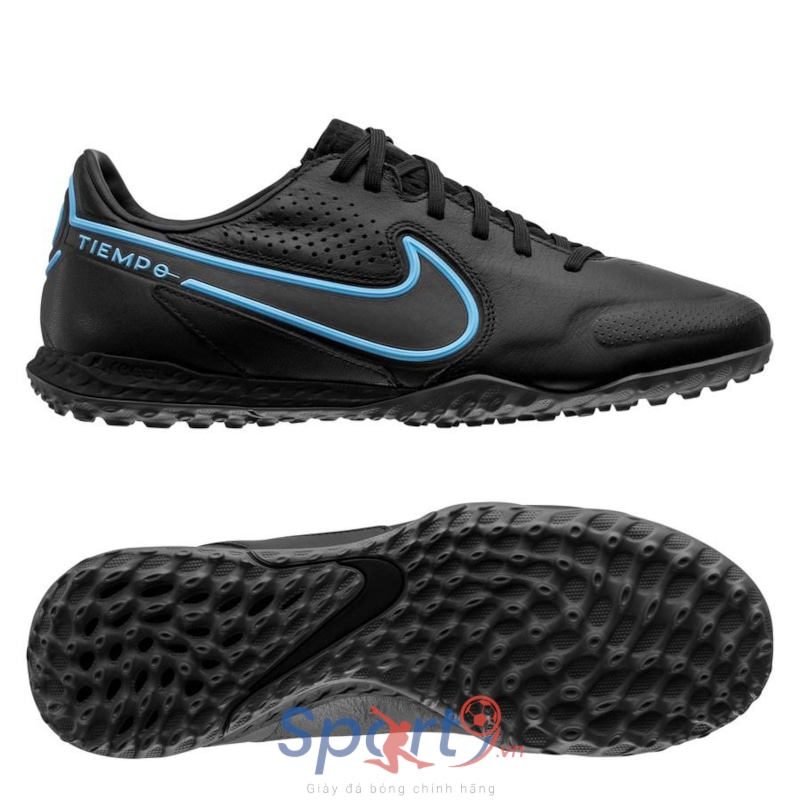 Nike Tiempo Legend 9 Pro TF Renew - Đen/Xanh - DA1192-004