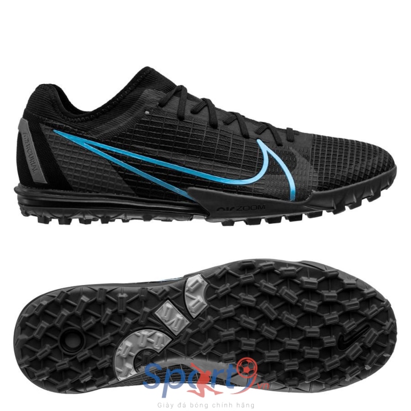 Nike Mercurial Zoom Vapor 14 Pro TF Renew - Đen/Xanh - CV1001-004