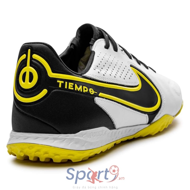 Nike Tiempo React Legend 9 Pro TF - Trắng/Đen/Vàng - DA1192-107