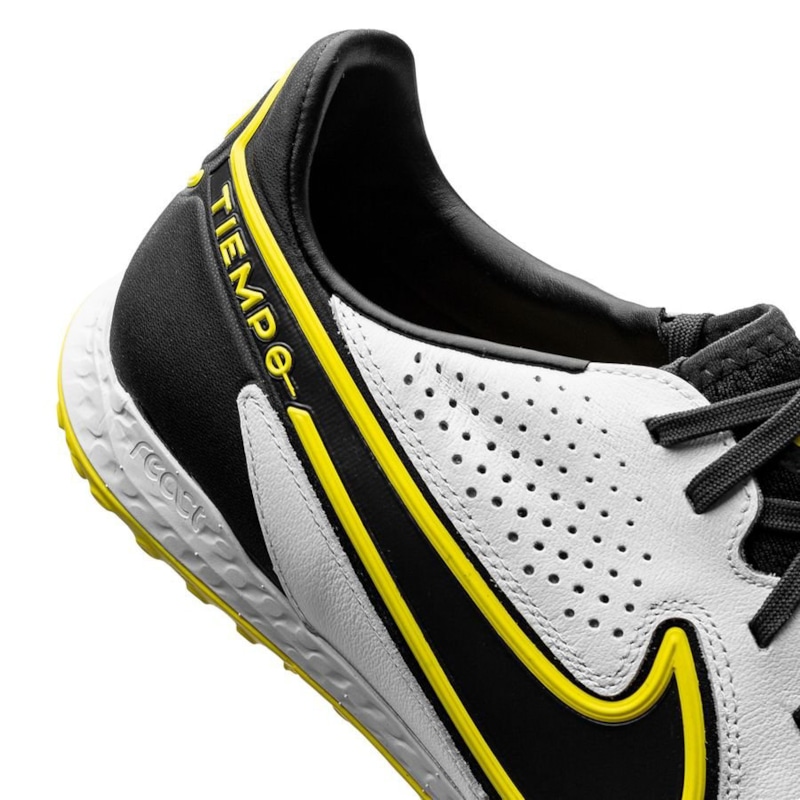 Nike Tiempo React Legend 9 Pro TF - Trắng/Đen/Vàng - DA1192-107