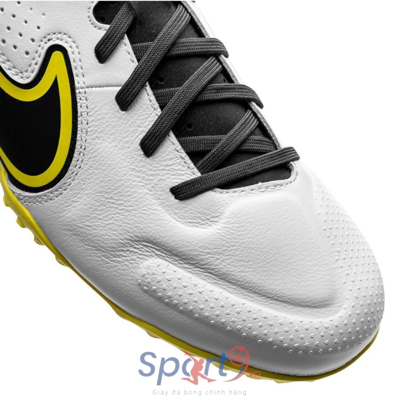 Nike Tiempo Legend 9 Academy TF - Trắng/Đen/Vàng - DA1191-107