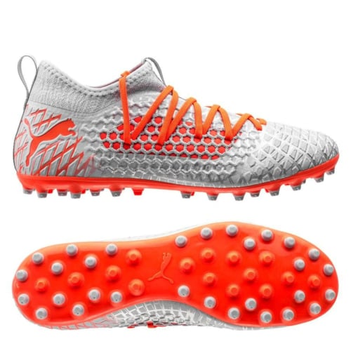 PUMA Future 4.3 Netfit MG Anthem - Bạc/Cam - 105684 01