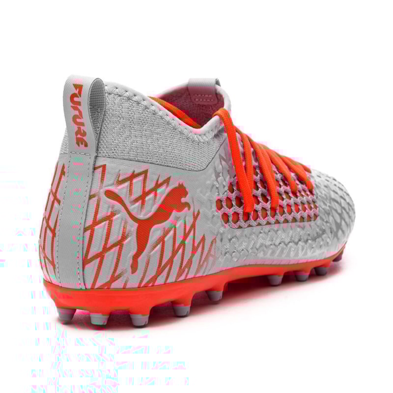 PUMA Future 4.3 Netfit MG Anthem - Bạc/Cam - 105684 01