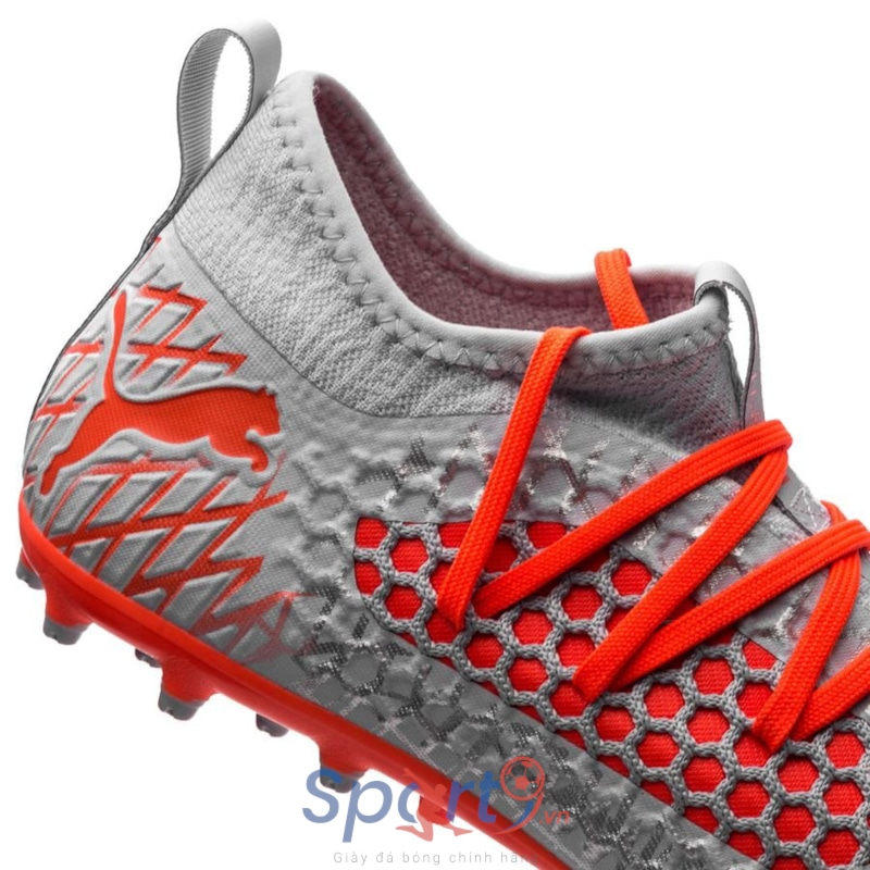 PUMA Future 4.3 Netfit MG Anthem - Bạc/Cam - 105684 01