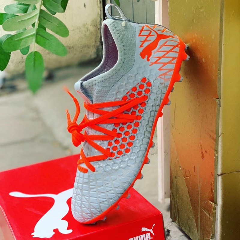 PUMA Future 4.3 Netfit MG Anthem - Bạc/Cam - 105684 01