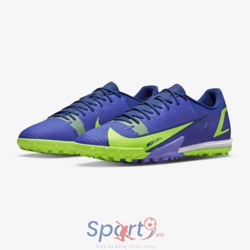 Nike Mercurial Vapor 14 Academy TF Football Recharge - Tím/Xanh Dạ Quang - CV0978-474