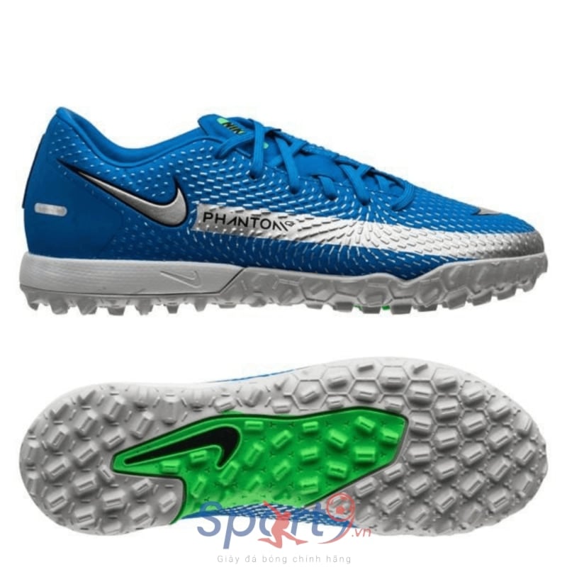 Nike Phantom GT Academy TF Spectrum - Xanh Biển/Trắng/Bạc - CK8470-400