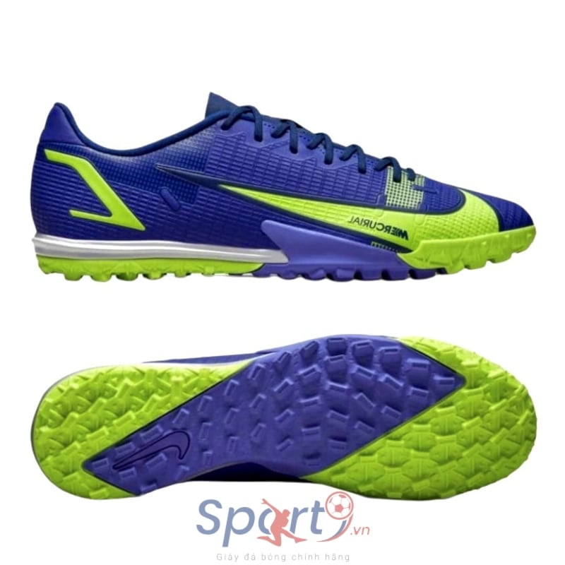 Nike Mercurial Vapor 14 Academy TF Football Recharge - Tím/Xanh Dạ Quang - CV0978-474