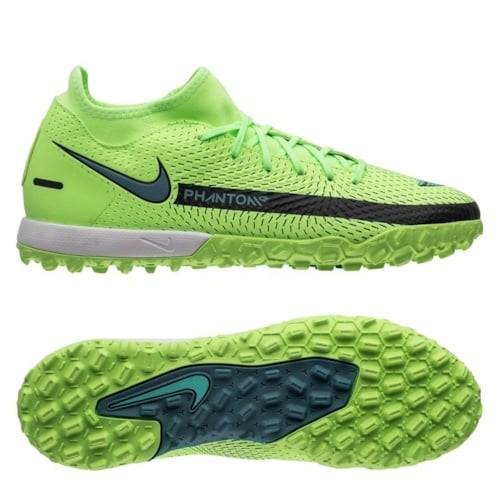 Nike Phantom GT Academy DF TF Impulse - Lime Glow/Aquamarine