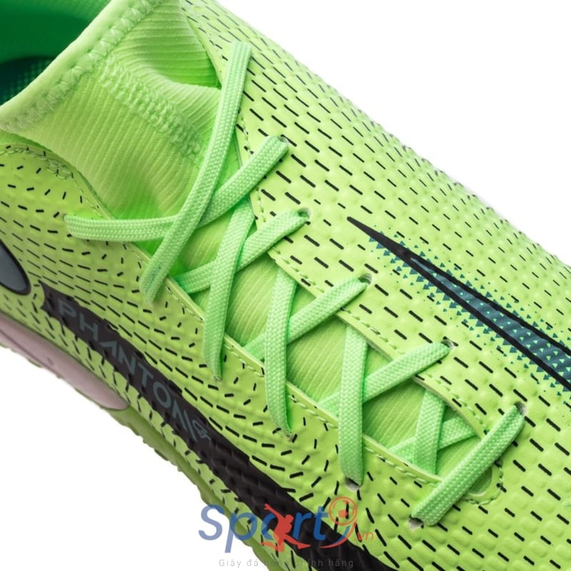 Nike Phantom GT Academy DF TF Impulse - Lime Glow/Aquamarine