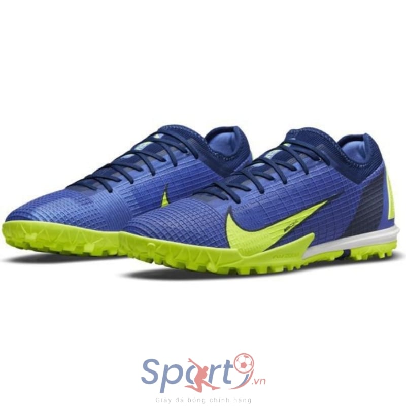 Nike Mercurial Zoom Vapor 14 Pro TF Football Recharge - CV1001-574 - Tím/Xanh Dạ Quang