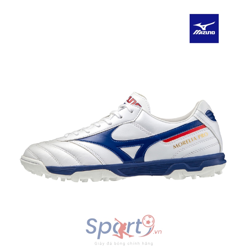 MIZUNO MORELIA II PRO AS TRẮNG LOGO XANH