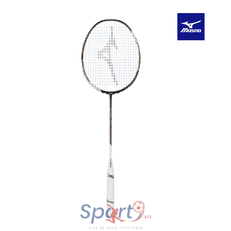 MIZUNO VỢT CẦU LÔNG CALIBER S-PRO MIZUNO ĐEN TRẮNG CAM