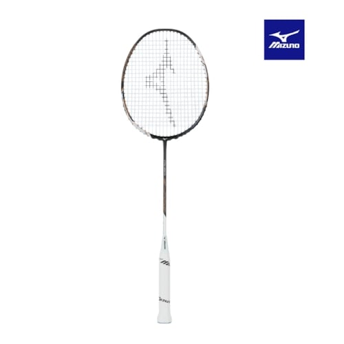 MIZUNO VỢT CẦU LÔNG CALIBER S-PRO MIZUNO ĐEN TRẮNG CAM