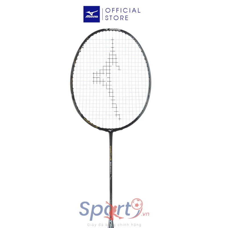 MIZUNO VỢT CẦU LÔNG FORTIUS 50 SPIRIT MIZUNO ĐEN XÁM VÀNG