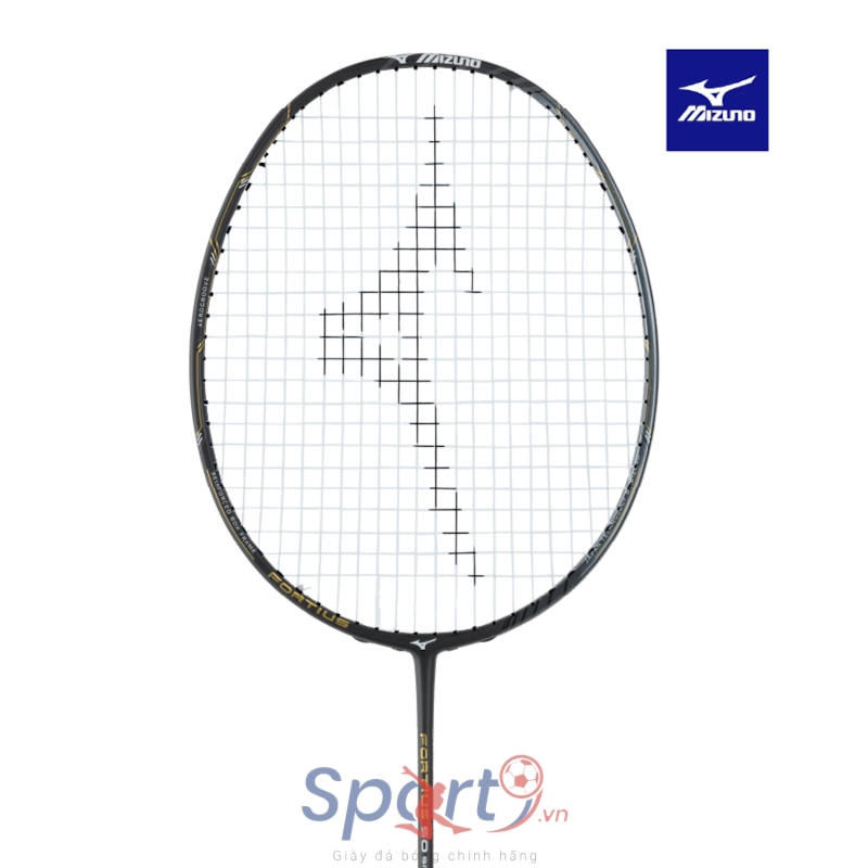 MIZUNO VỢT CẦU LÔNG FORTIUS 50 SPIRIT MIZUNO ĐEN XÁM VÀNG