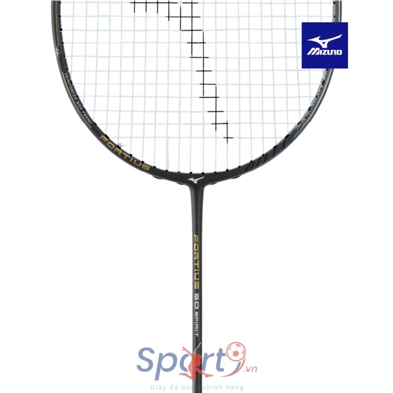 MIZUNO VỢT CẦU LÔNG FORTIUS 50 SPIRIT MIZUNO ĐEN XÁM VÀNG