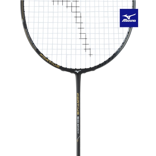 MIZUNO VỢT CẦU LÔNG FORTIUS 50 SPIRIT MIZUNO ĐEN XÁM VÀNG