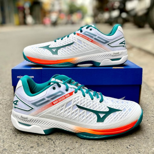 MIZUNO WAVE EXCEED TOUR 4 AC 2021 TRẮNG XANH ĐỎ