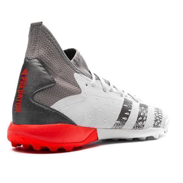 adidas Predator Freak .3 TF WhiteSpark - Footwear White/Iron Metal/Solar Red