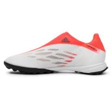 adidas X Speedflow .3 Laceless TF WhiteSpark - Footwear White/Iron Metal/Solar Red