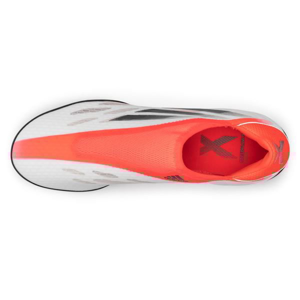 adidas X Speedflow .3 Laceless TF WhiteSpark - Footwear White/Iron Metal/Solar Red