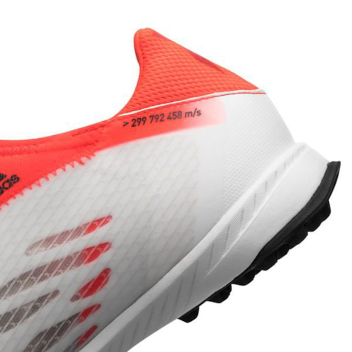 adidas X Speedflow .3 Laceless TF WhiteSpark - Footwear White/Iron Metal/Solar Red