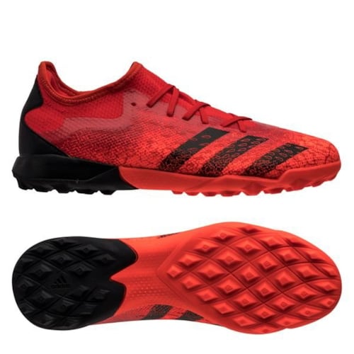 adidas Predator Freak .3 Low TF Meteorite - Red/Core Black/Solar Red