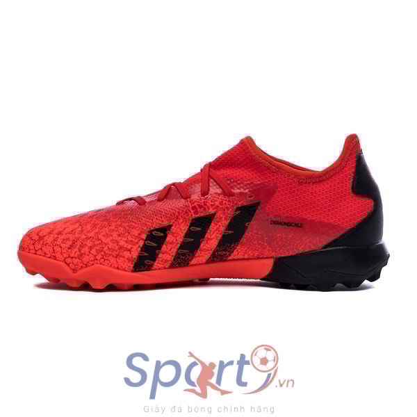 adidas Predator Freak .3 Low TF Meteorite - Red/Core Black/Solar Red