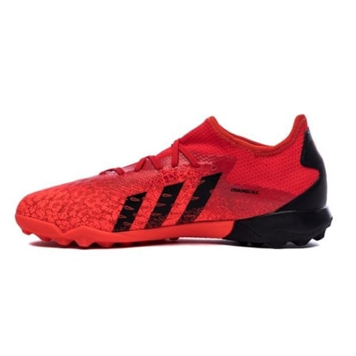 adidas Predator Freak .3 Low TF Meteorite - Red/Core Black/Solar Red