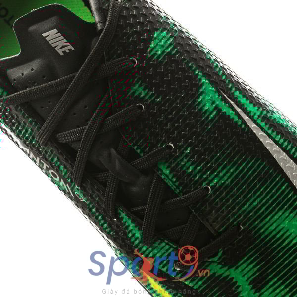 Nike Phantom GT 2 Academy TF Shockwave - Black/Metallic Platinum/Green Strike