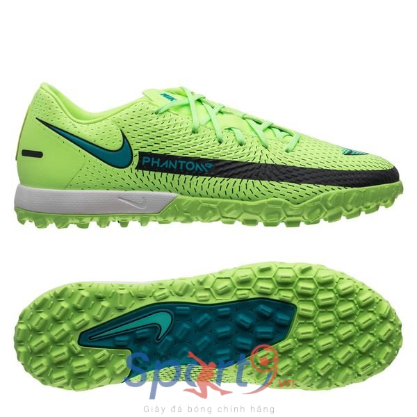 Nike Phantom GT Academy TF Impulse - Lime Glow/Aquamarine