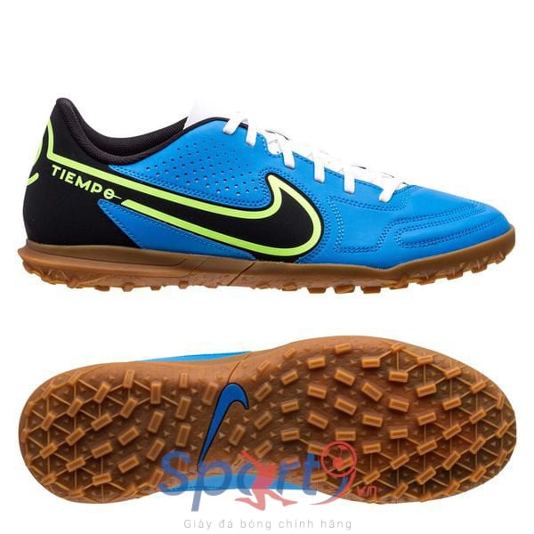 Nike Tiempo Legend 9 Club TF - Blue/Black/Lime Glow