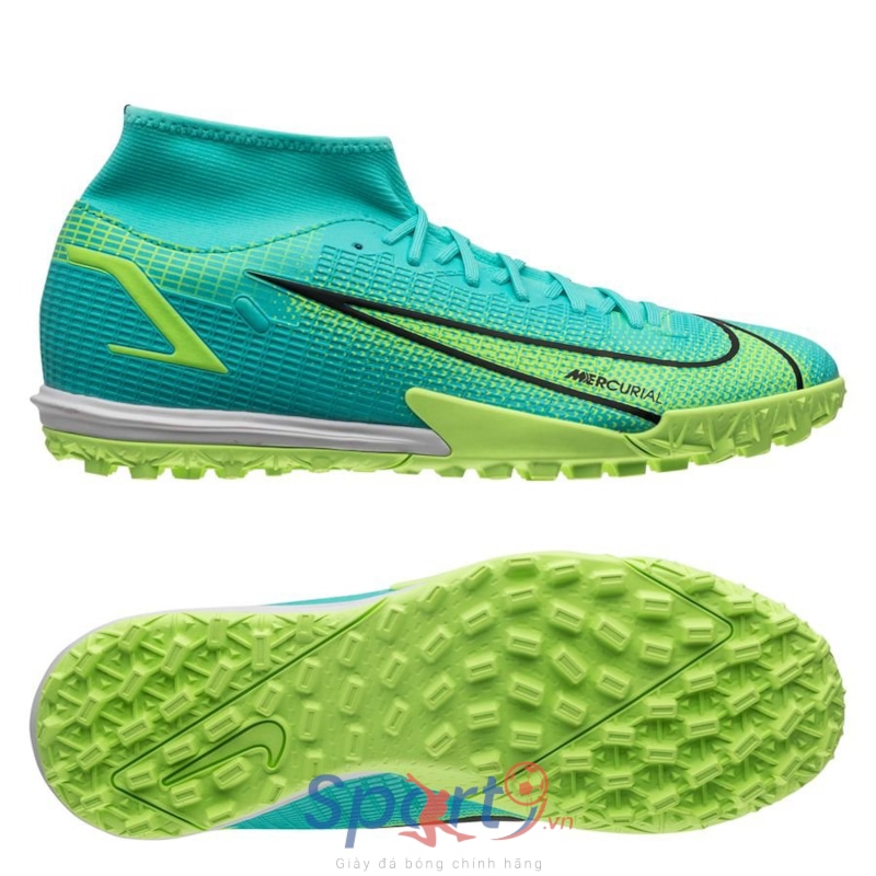 Nike Mercurial Superfly 8 Academy TF Impulse Pack - Xanh Ngọc - CV0953-403
