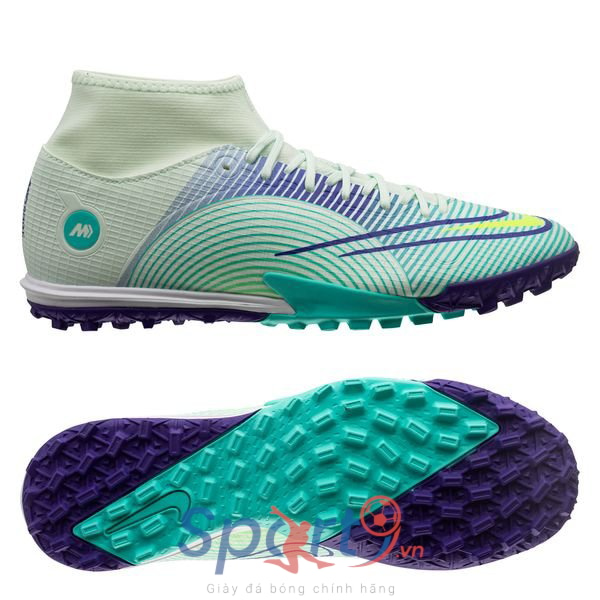 Nike Mercurial Superfly 8 Academy TF Dream Speed 5 - Barely Green/Volt/Electro Purple
