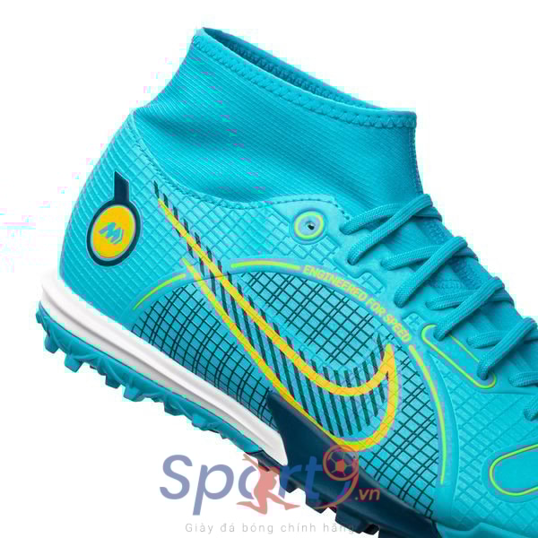 Nike Mercurial Superfly 8 Academy TF Blueprint - Chlorine Blue/Laser Orange/Marina