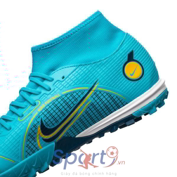 Nike Mercurial Superfly 8 Academy TF Blueprint - Chlorine Blue/Laser Orange/Marina